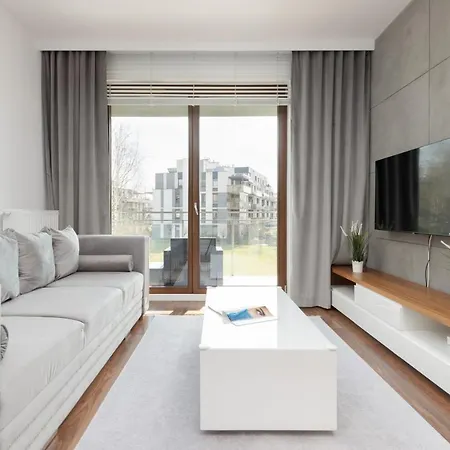 Silver Glam Apartment In Wilanow By Noclegi Renters Warsaw Exterior photo